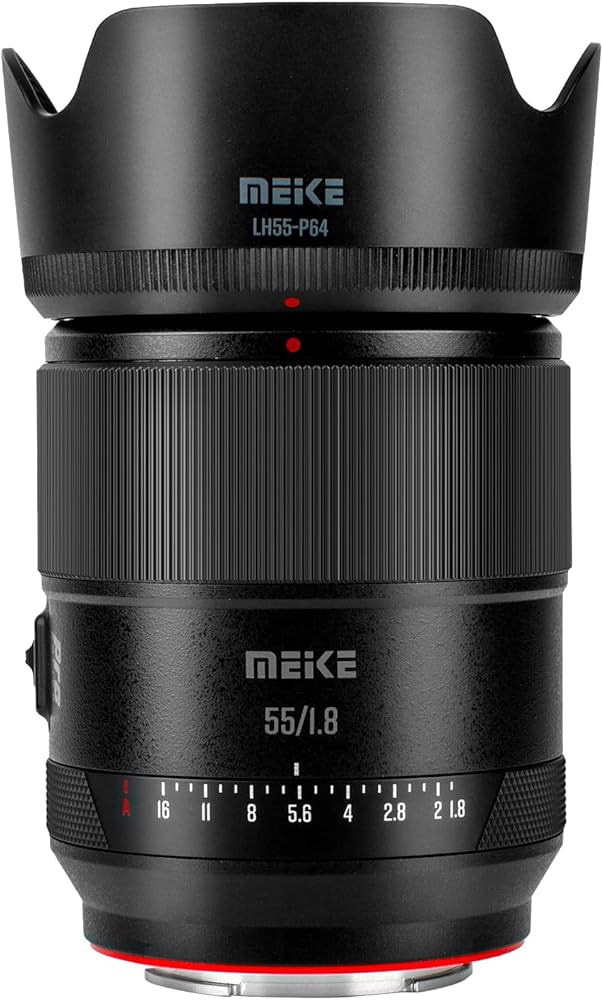 Amazon.com : Meike 55mm F1.8 Pro Full Frame AF STM Lens High