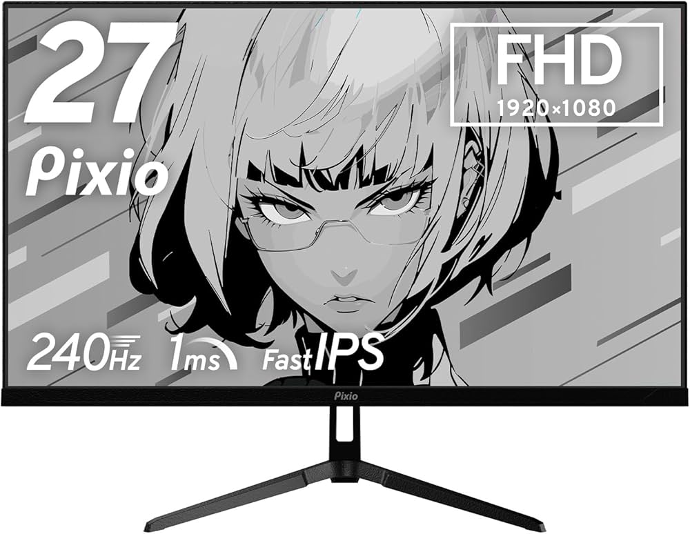 Amazon.co.jp: Pixio PX279 Wave ゲーミングモニター 27インチ 240Hz