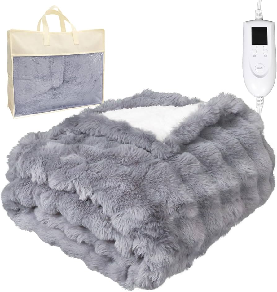 Amazon.co.jp : [Rocotto/2025年モデル] 電気毛布 ふわもこ 掛け