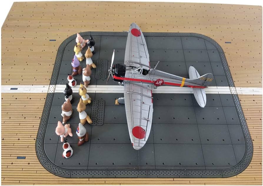 Amazon | スイート 1/144 九六艦戦 空母戦闘機隊の飛行甲板セット