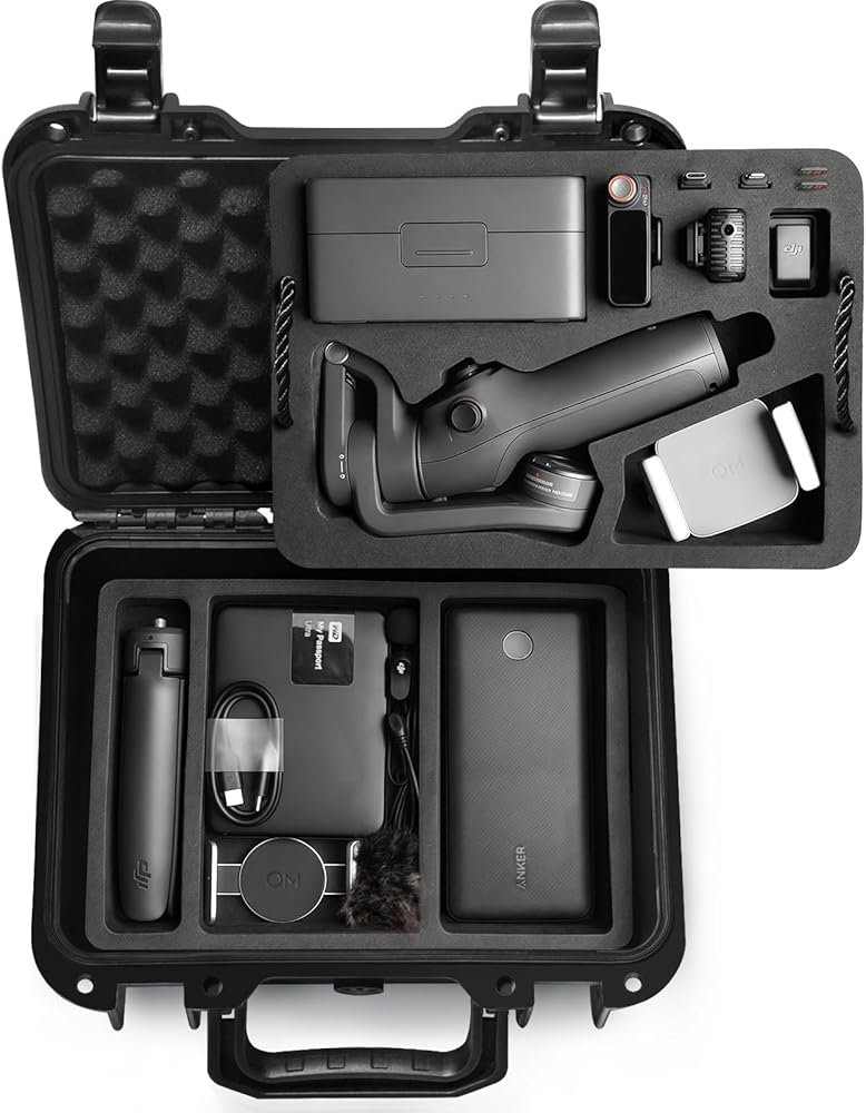Amazon.com : Lekufee Waterproof Hard Case for DJI Osmo Mobile 6/5