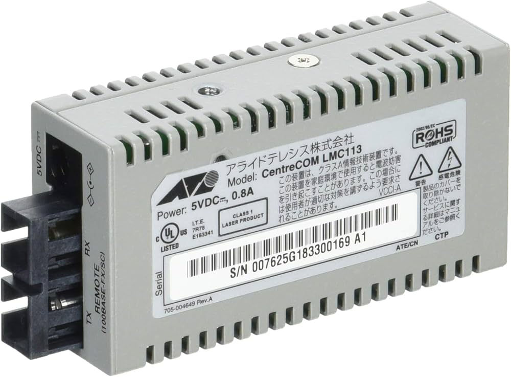 Amazon | アライドテレシス CentreCOM LMC113 ROHS | Allied Telesis