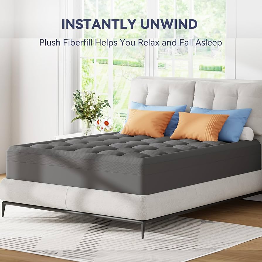 Amazon.com: ELEMUSE Dual Layer 3 Inch Memory Foam Mattress Topper