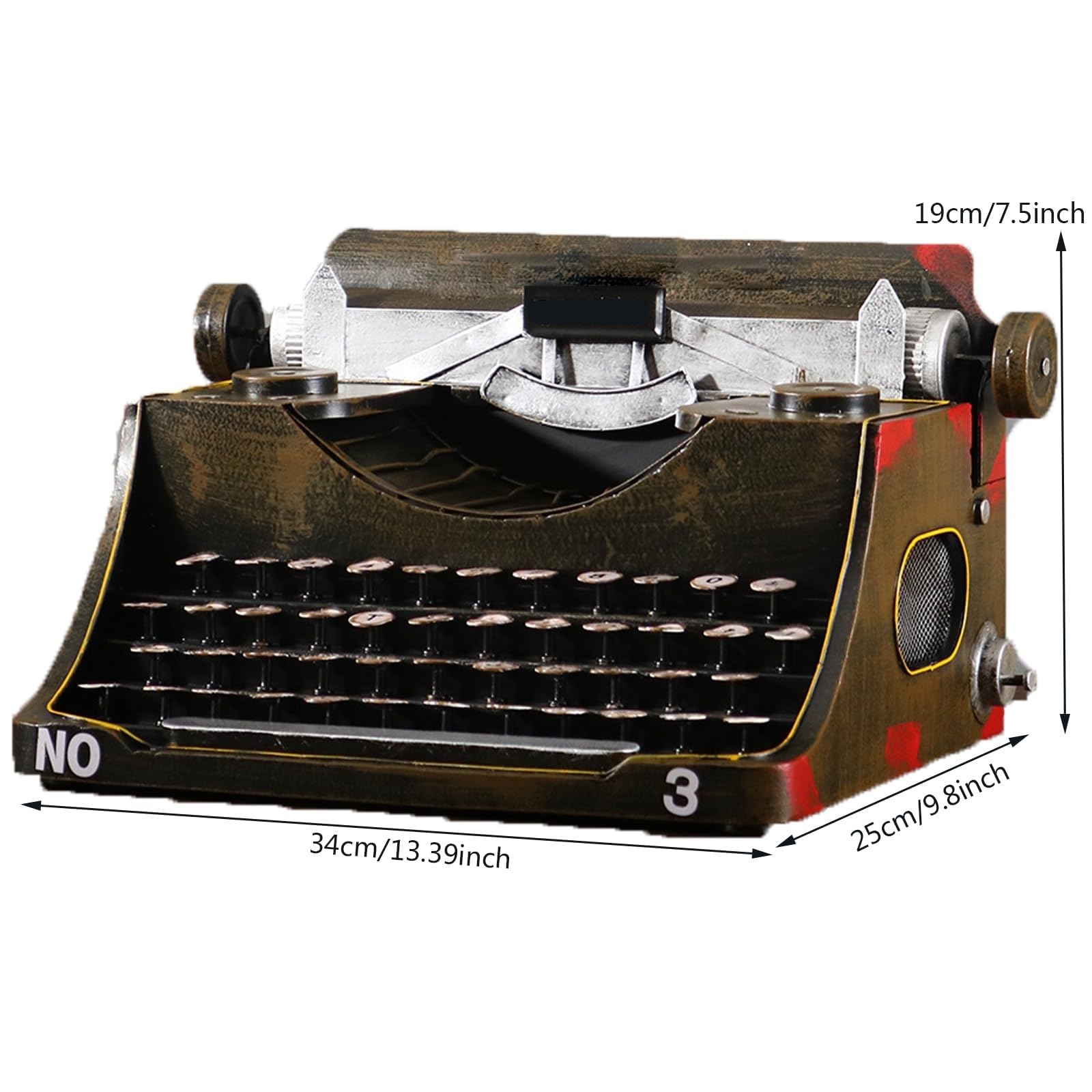 Amazon.co.jp: レトロ ビンテージ タイプライター モデル、(タイピング
