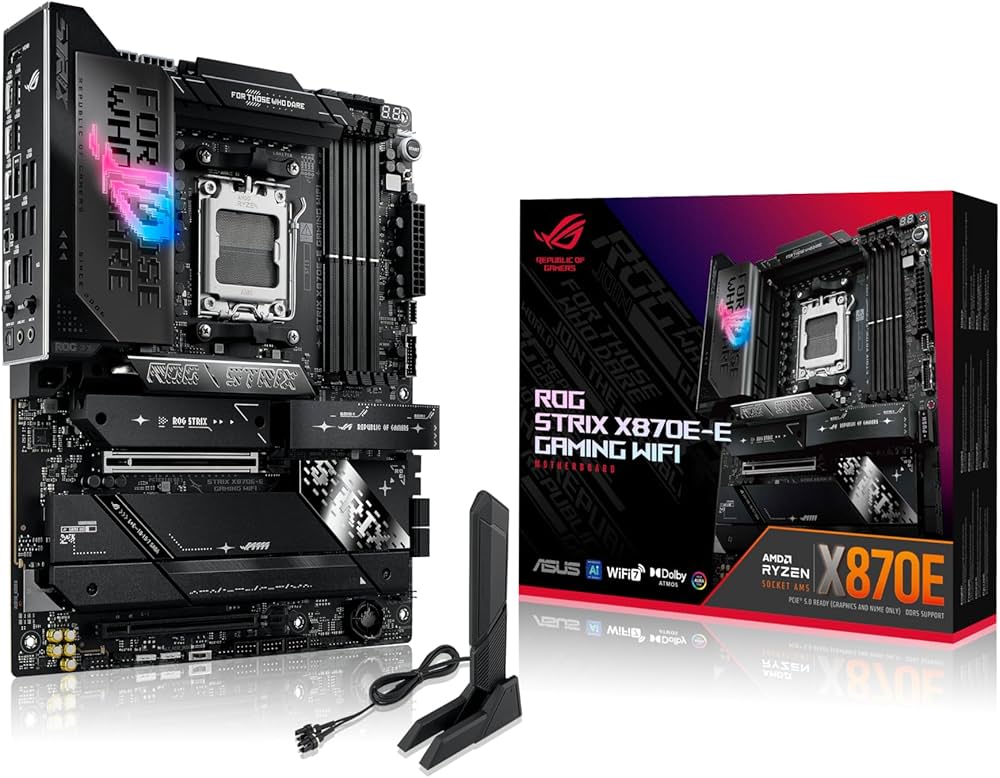 Amazon | ASUS AMD Socket AM5 対応 X870E 搭載 ATX マザーボード 9000