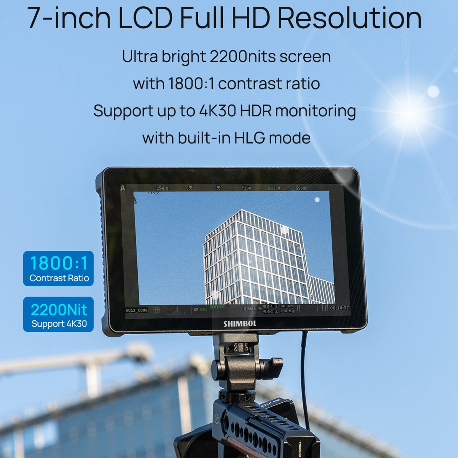 Amazon | Shimbol Memory 7 Pro 7インチ タッチスクリーン 4K HDMI/3G