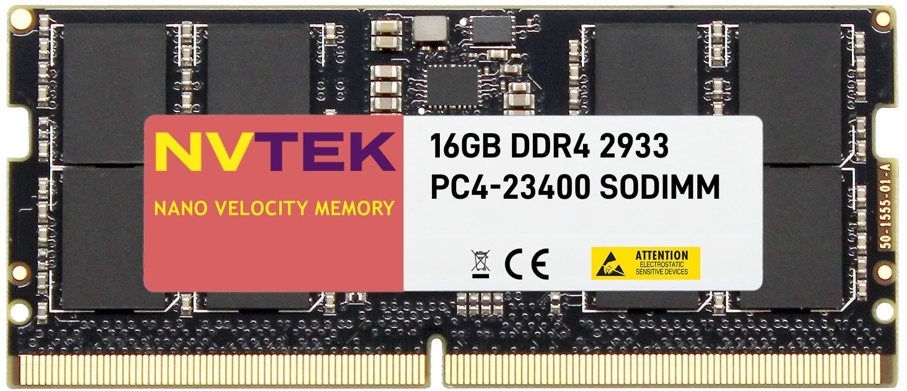 NVTEK 16GB (1X16GB) DDR4 2933MHZ PC4-23400 SODIMM 2Rx8 1.2V CL21