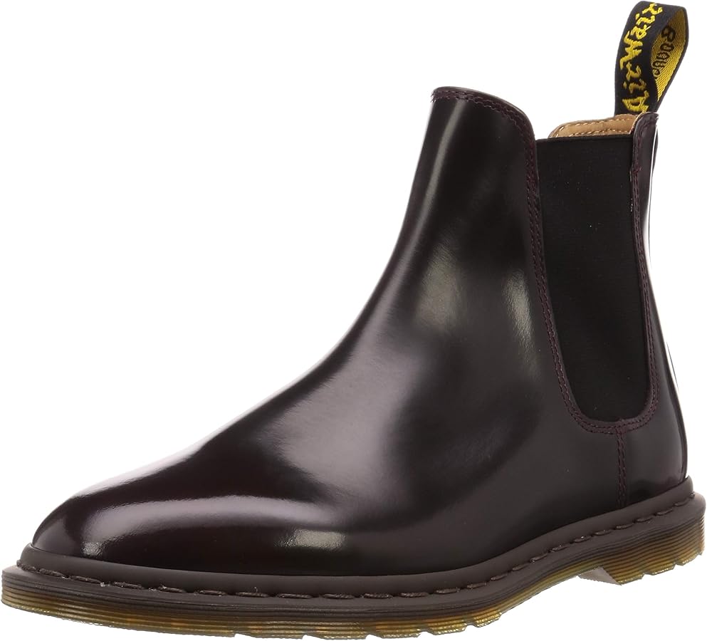 Dr. Martens Mens Graeme II Polished Smooth Leather Fashion Chelsea