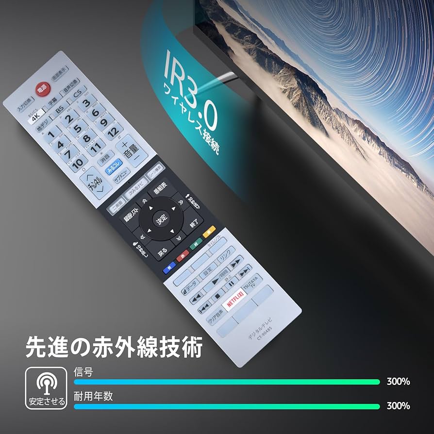 Amazon | テレビリモコン CT-90485 for TOSHIBA 東芝 レグザ リモコン