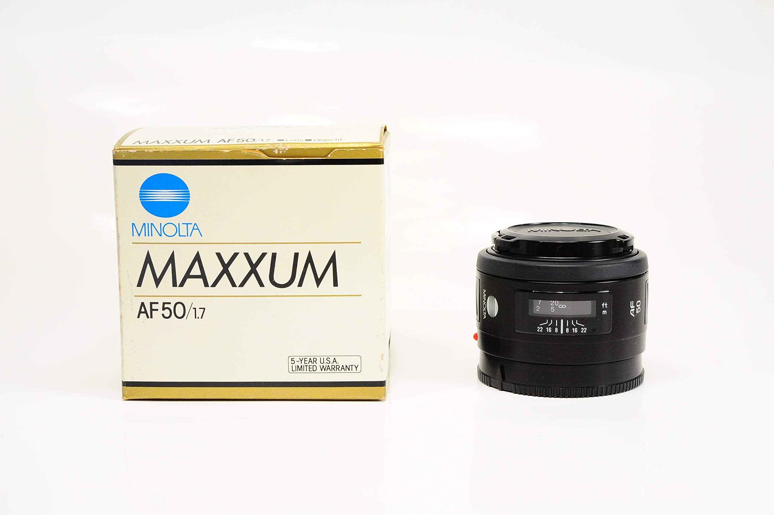 Amazon.com : Minolta AF 50mm F1.7 RS Full frame Lens : Electronics