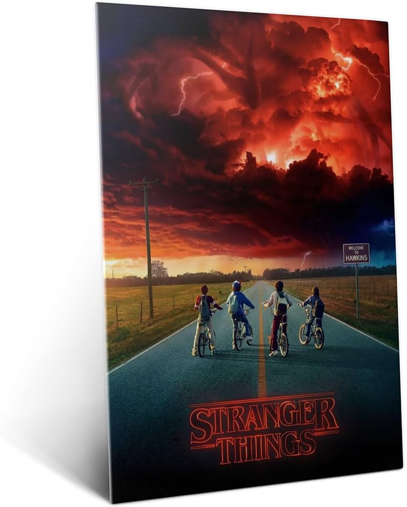 Amazon.com: Displate Metal Poster Stranger Things Series - Posters