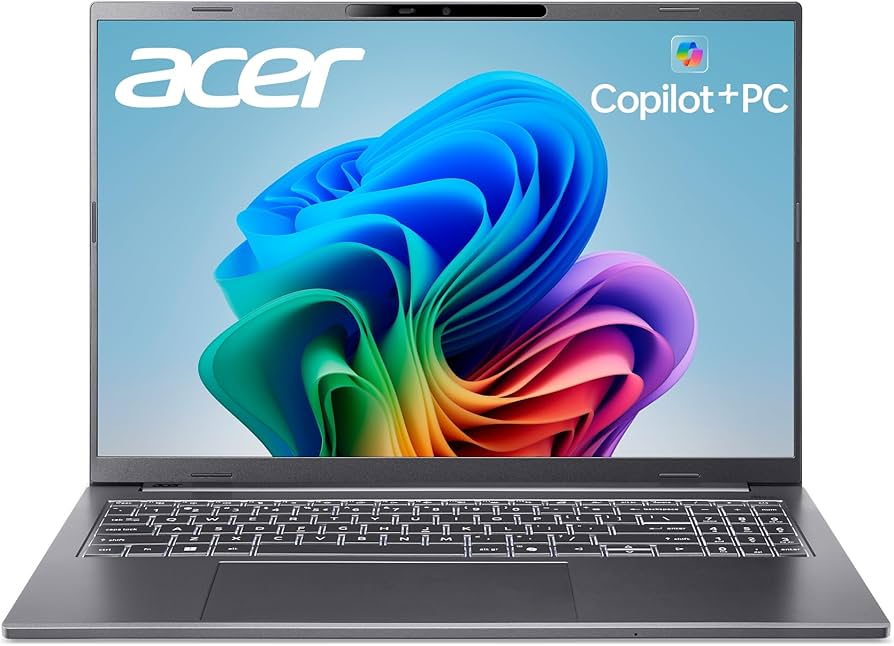 acer Aspire 16 AI Copilot+ PC | Tela WUXGA 120Hz 100% sRGB de 16