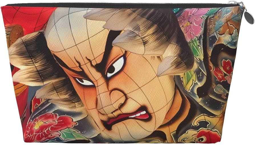 Amazon.co.jp: 青森県ねぶた祭り 化粧ポーチ 革製化粧ポーチ メイク