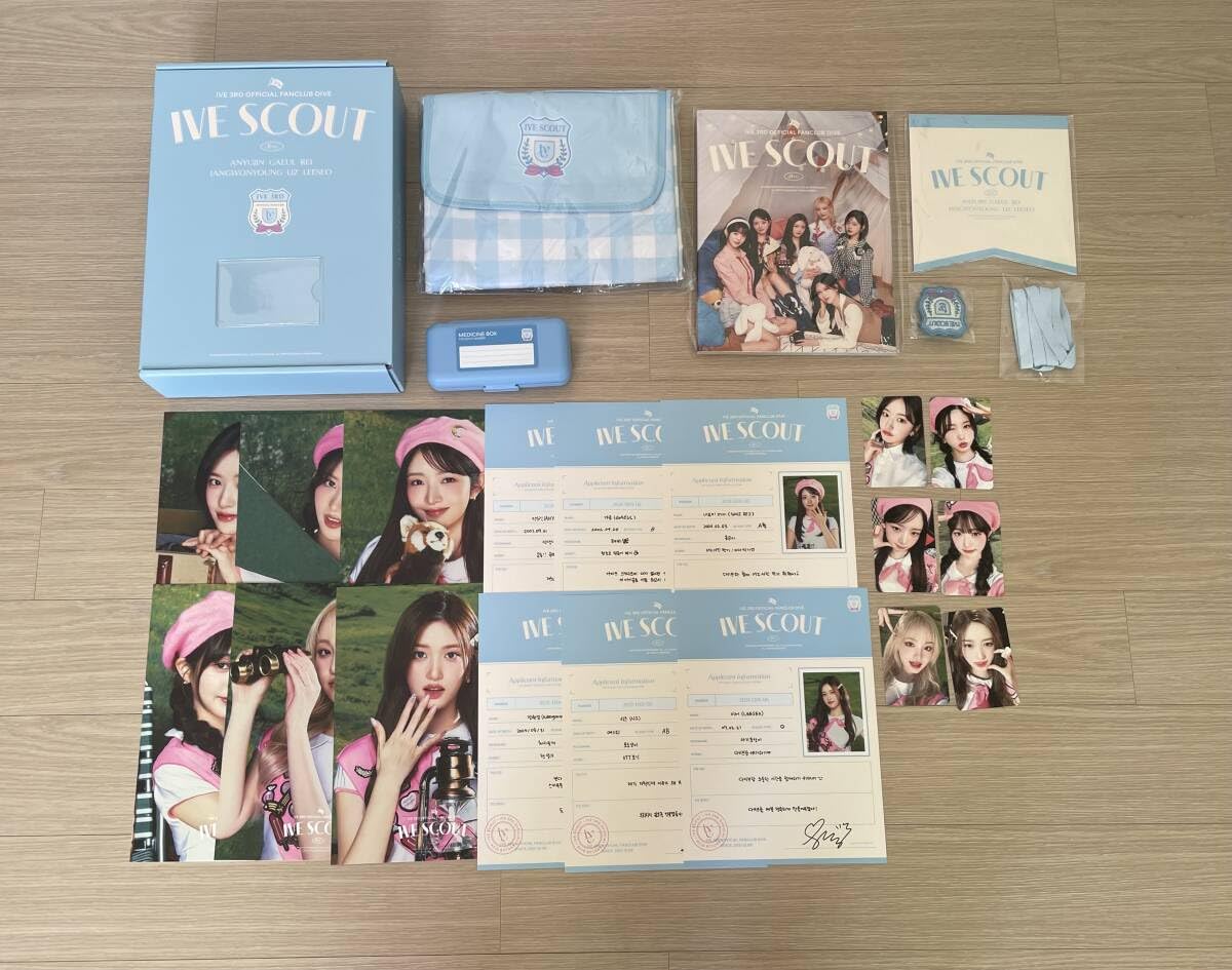 Amazon.co.jp: IVE アイブ 韓国 FC DIVE ダイブ 3期 ファンクラブ 限定