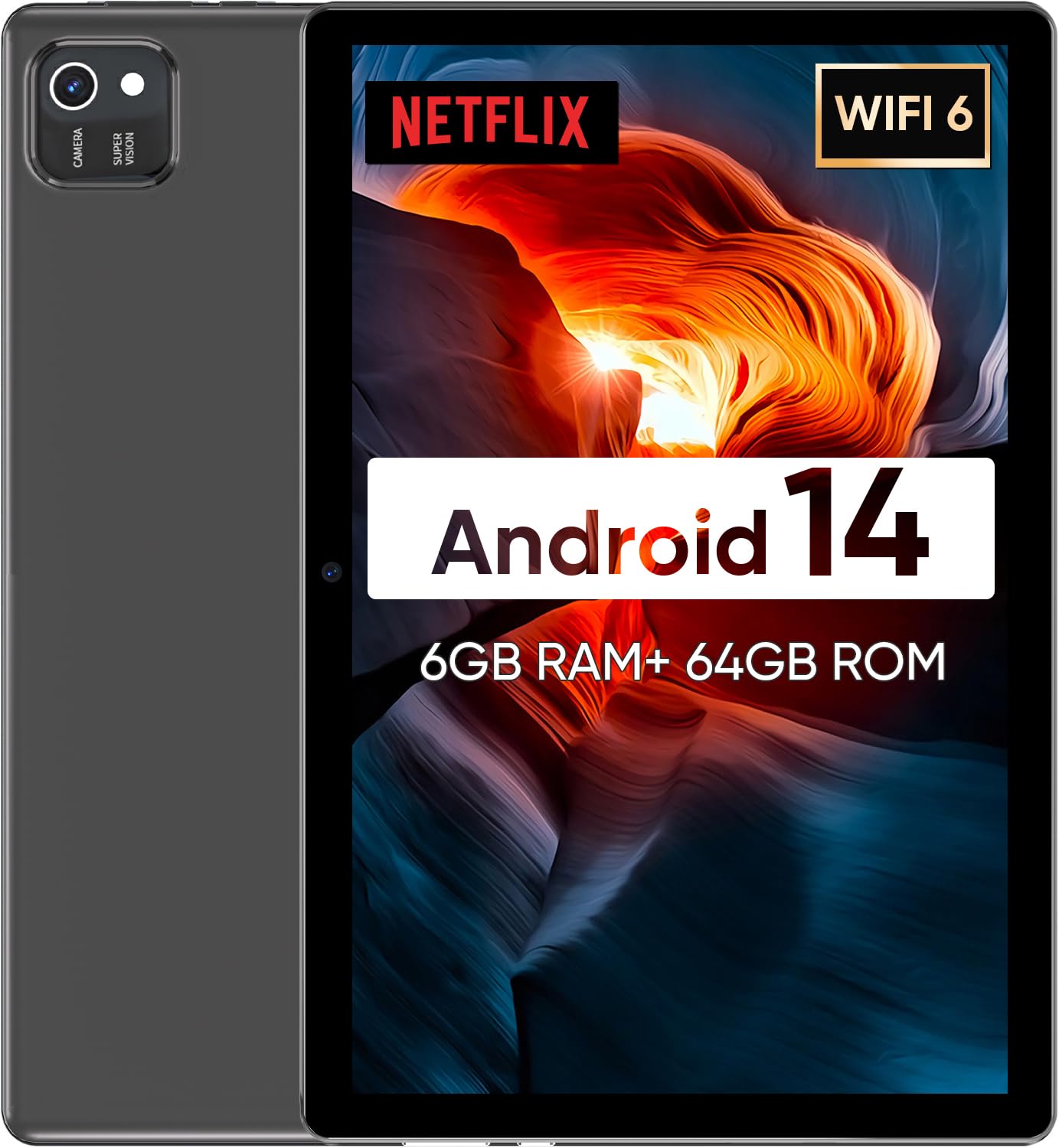 COLORROOM Tablet 2024 de 10 polegadas, tablets Android 14