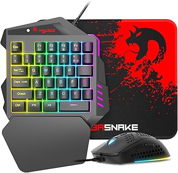 Amazon | 片手ゲーミングキーボード専用コンバーター 内蔵 RGB