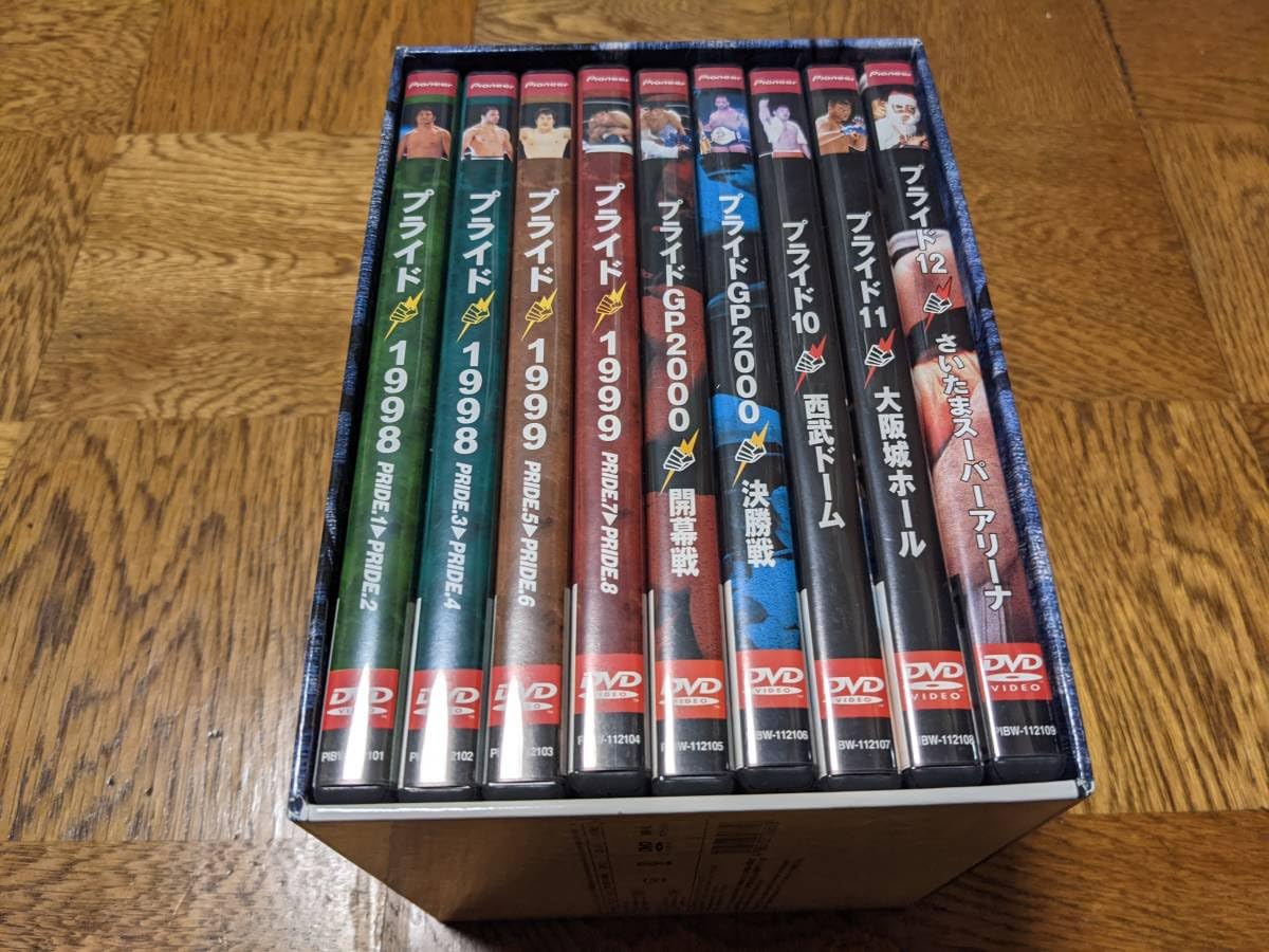 Amazon.co.jp: PRIDE DVD‐BOX 初回限定生産 DVD9枚組 桜庭和志 小川