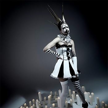 Amazon.com: Dolls Kill Classic Pierrot Clown Costume - Playful