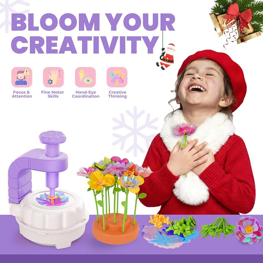 Amazon.com: windpaint Fabric Flower Bouquets Toys, Christmas Gifts