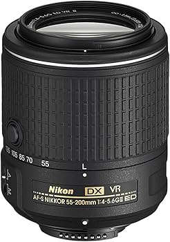 Amazon.com : Nikon 55-200mm f/4-5.6G VR II DX AF-S ED Zoom-Nikkor