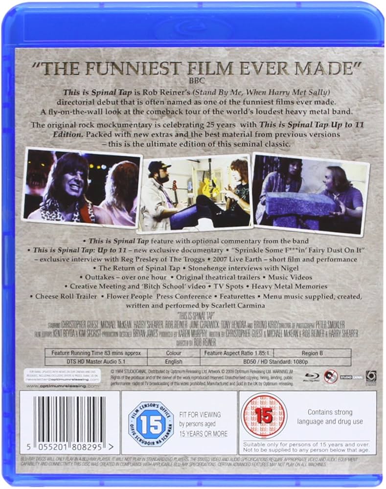 Amazon.co.jp | This Is Spinal Tap [Blu-ray] [Import anglais] DVD