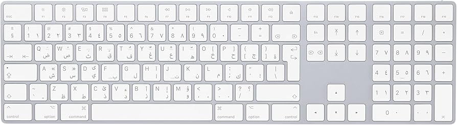 Apple Magic Keyboard with Numeric Keypad: Bluetooth®, rechargeable
