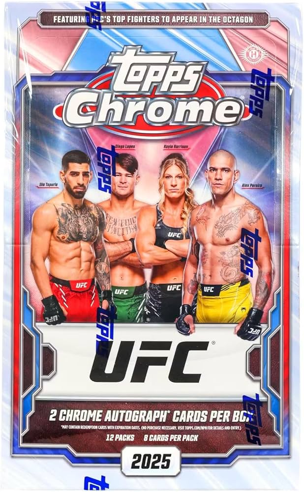 Amazon.co.jp: 2025 Topps クロムUFCホビーボックス : スポーツ