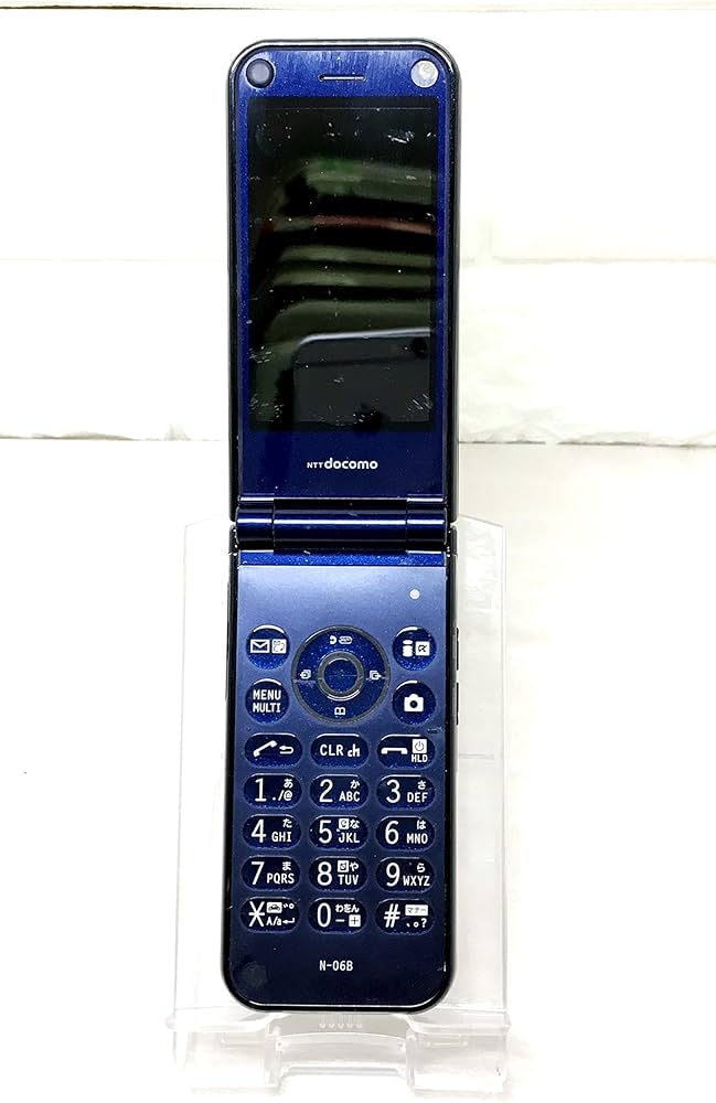 新品 レア ドコモ N-06B BLACK ブラック ガラケー ワンセグ ゲーム
