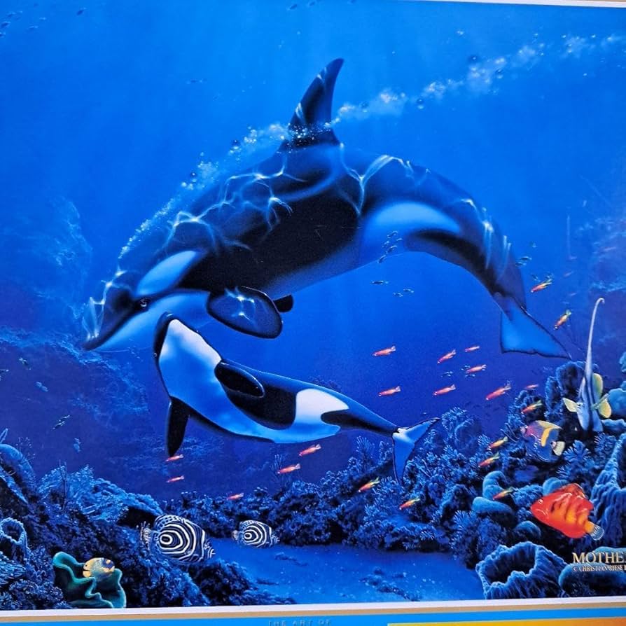 Amazon.co.jp: ジグソーパズル ラッセン 1000ピース オルカ シャチ