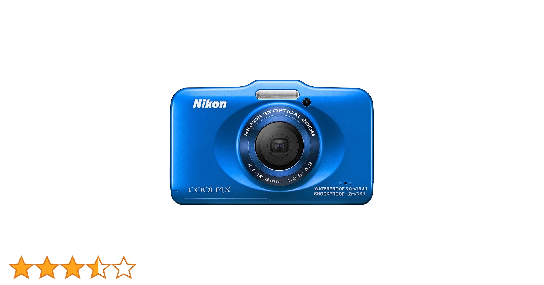 Nikon COOLPIX S31 ブルー 防水5m 耐衝撃1.2m 1014万画素 箱付セット