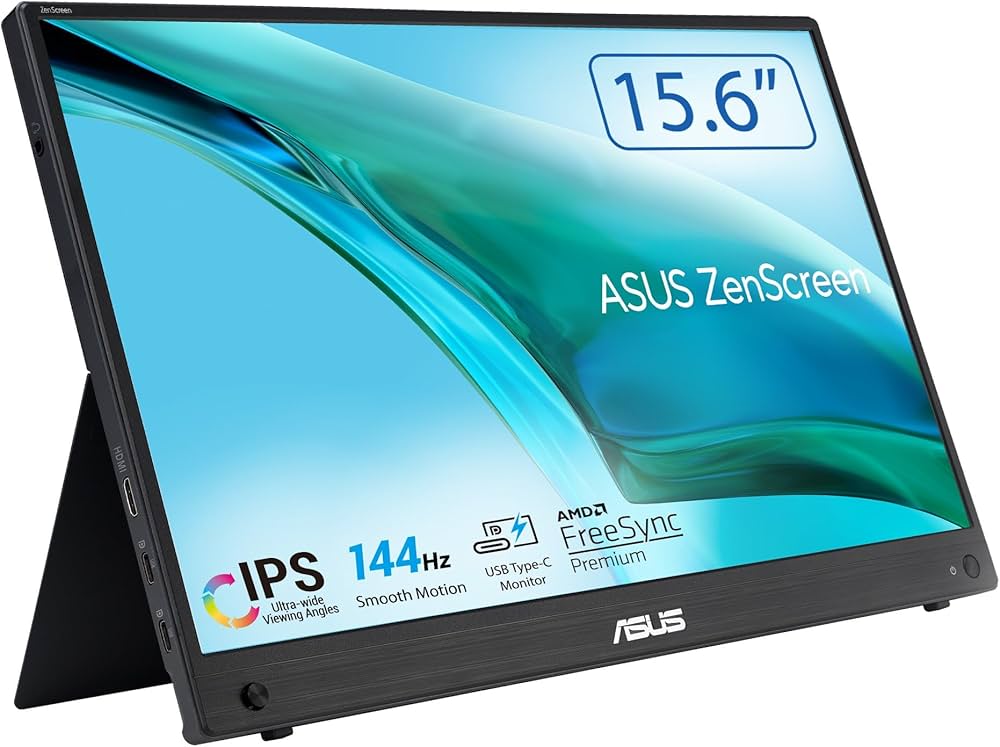 Amazon.co.jp: ASUS ポータブルモニター ZenScreen MB16AHG 16インチ
