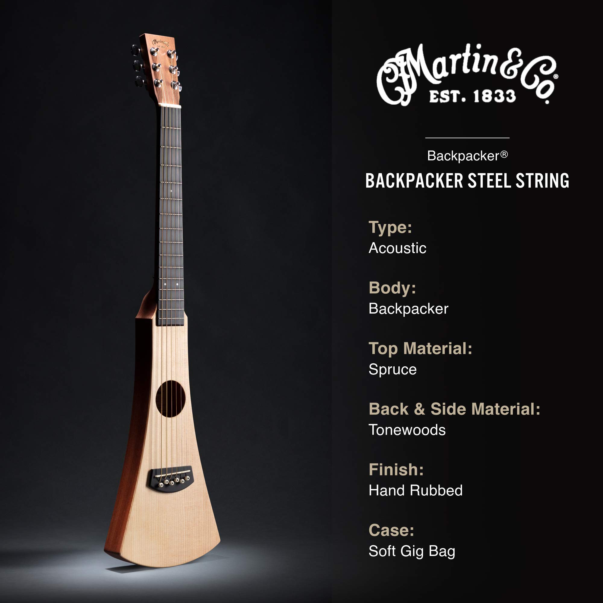 Martin ケース付き The backpacker guitar