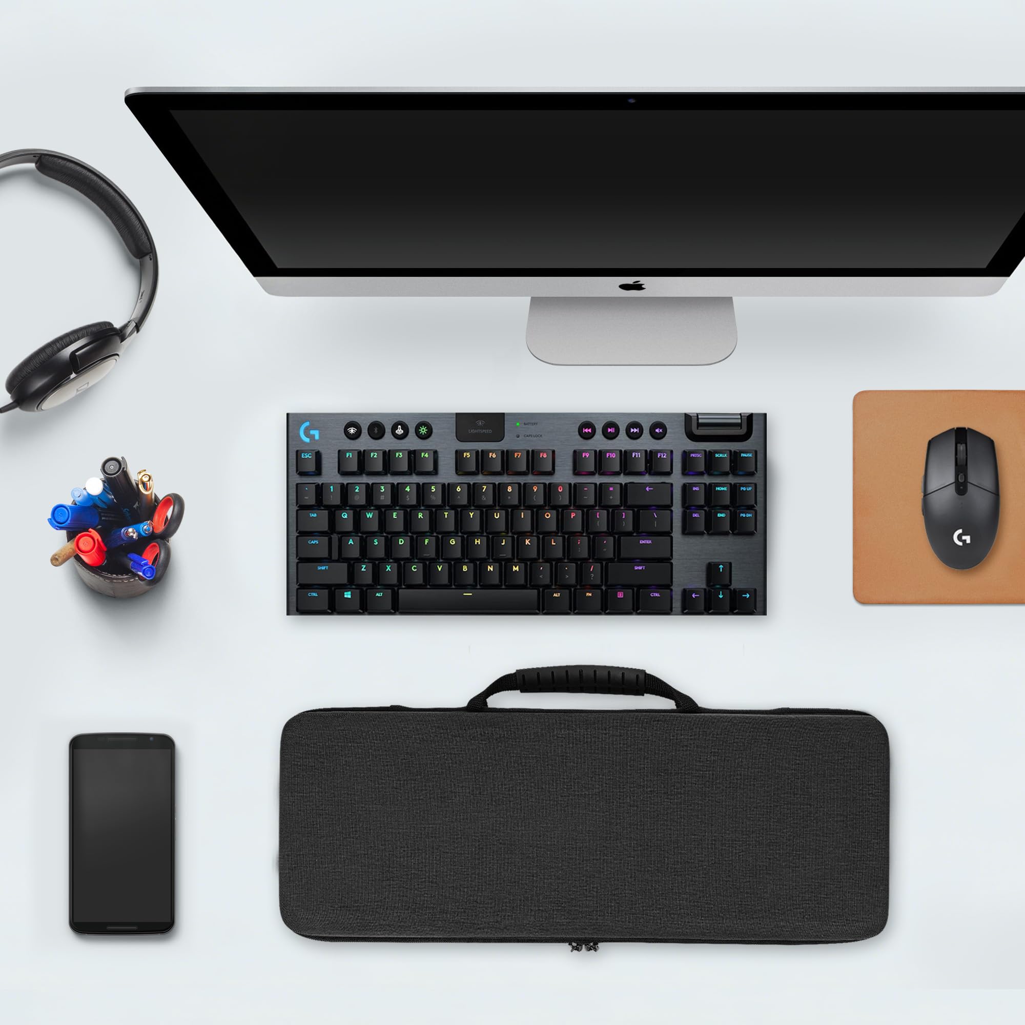 Amazon.com: Geekria TKL Keyboard and Mouse Combo Hard Shell Case