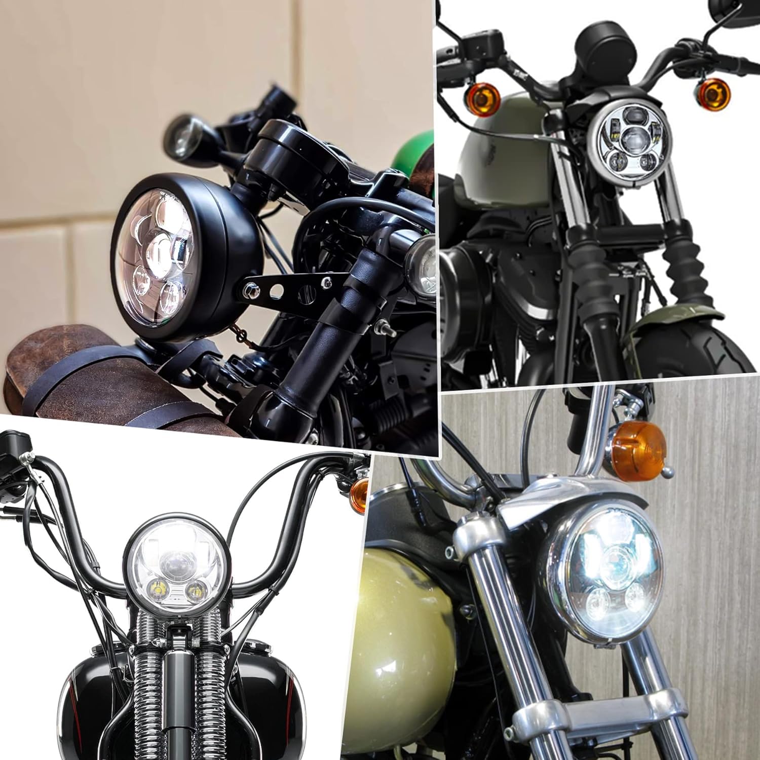 Amazon | MOVOTOR スポーツスター ヘッドライト led 車検対応 Hi/Lo