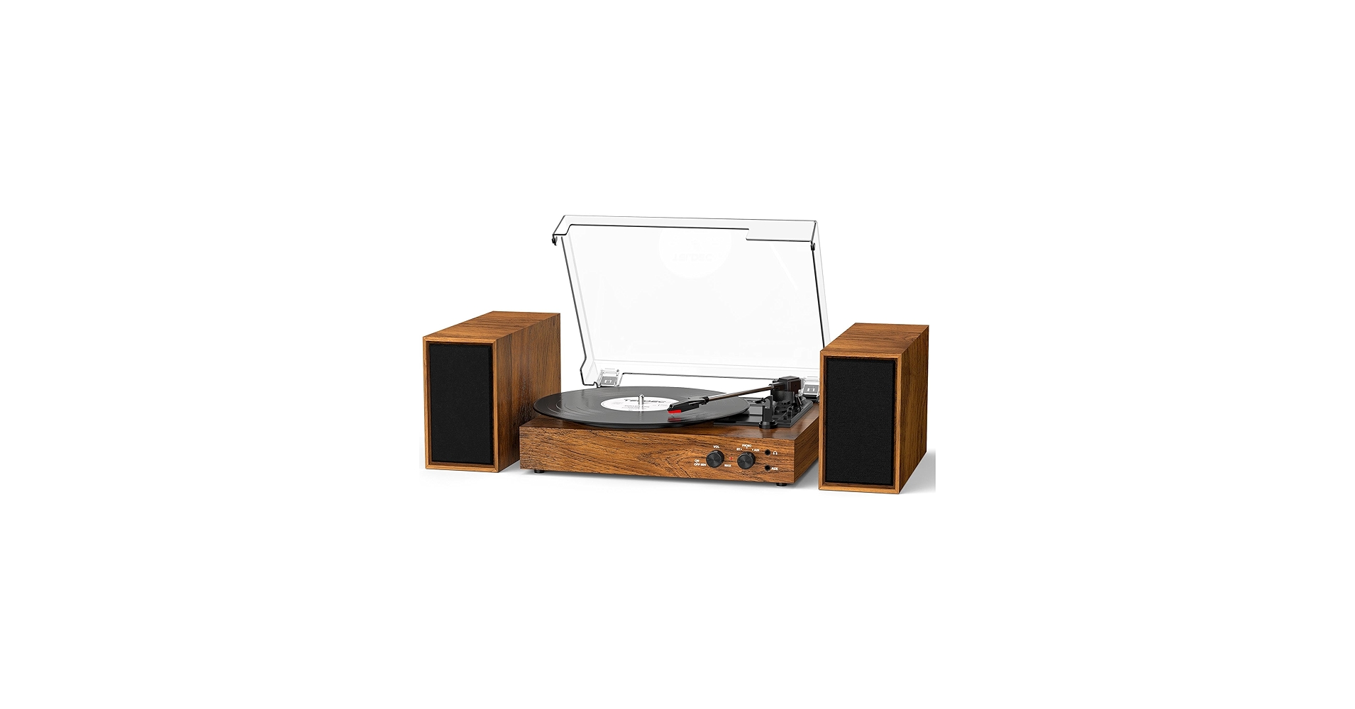 Amazon.com: Vinyl Record Player with External Stereo Speakers
