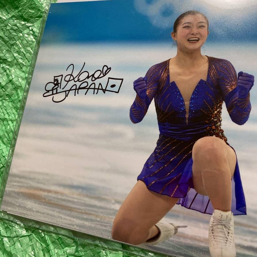 Amazon.co.jp: 坂本花織 直筆サイン入りフォト写真 フィギュアスケート