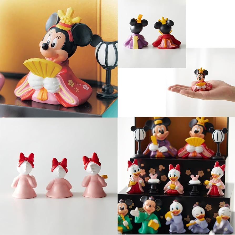 Amazon | [ベルメゾン] ディズニー 段飾り 雛人形 おひなさま フル