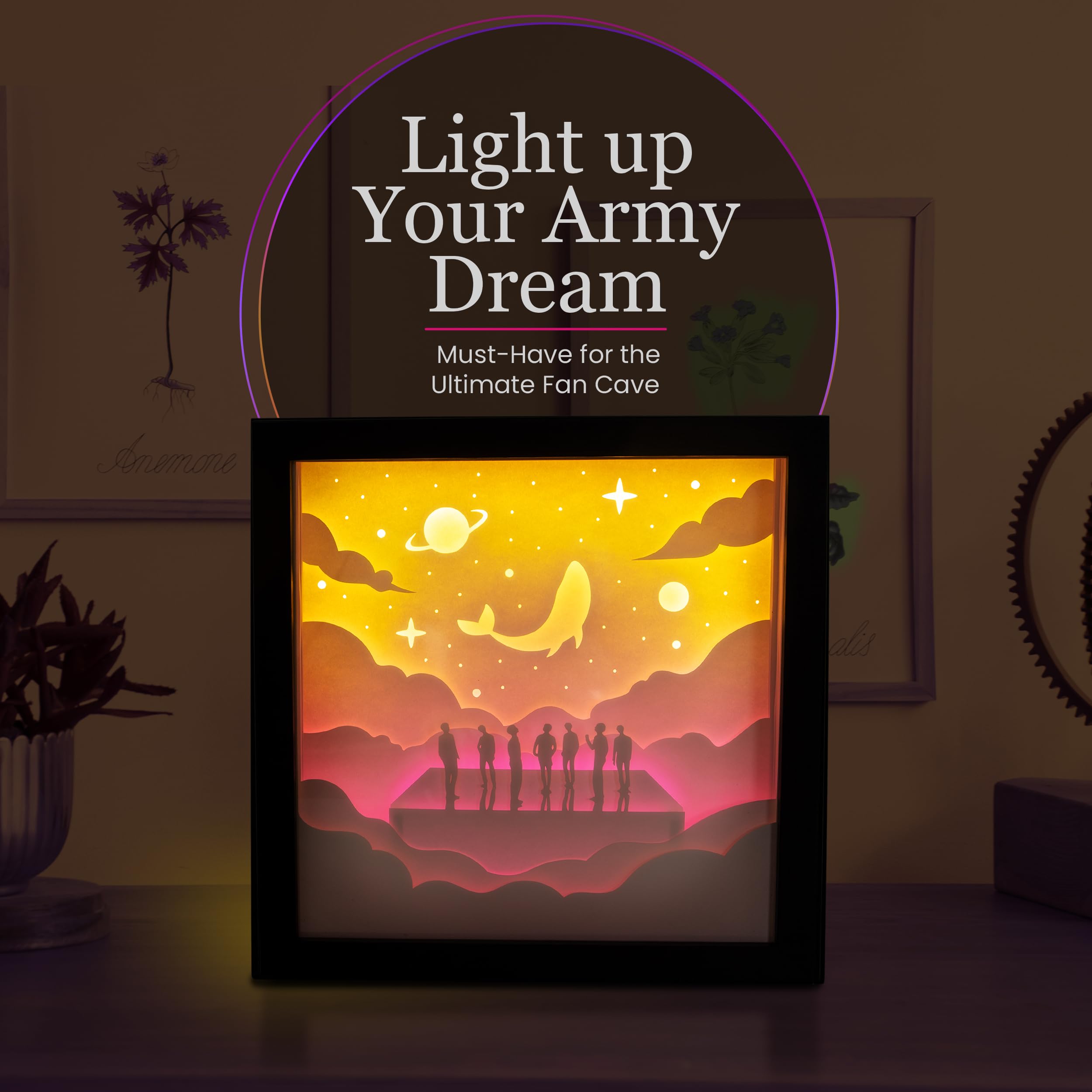 Amazon.com: BTS We are Bulletproof Inspired Light Box - BTS Merch