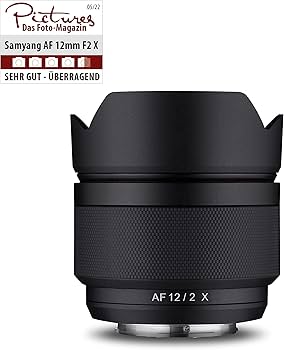 Amazon.com : Samyang AF 12mm F2.0 Autofocus Lens for Fuji X