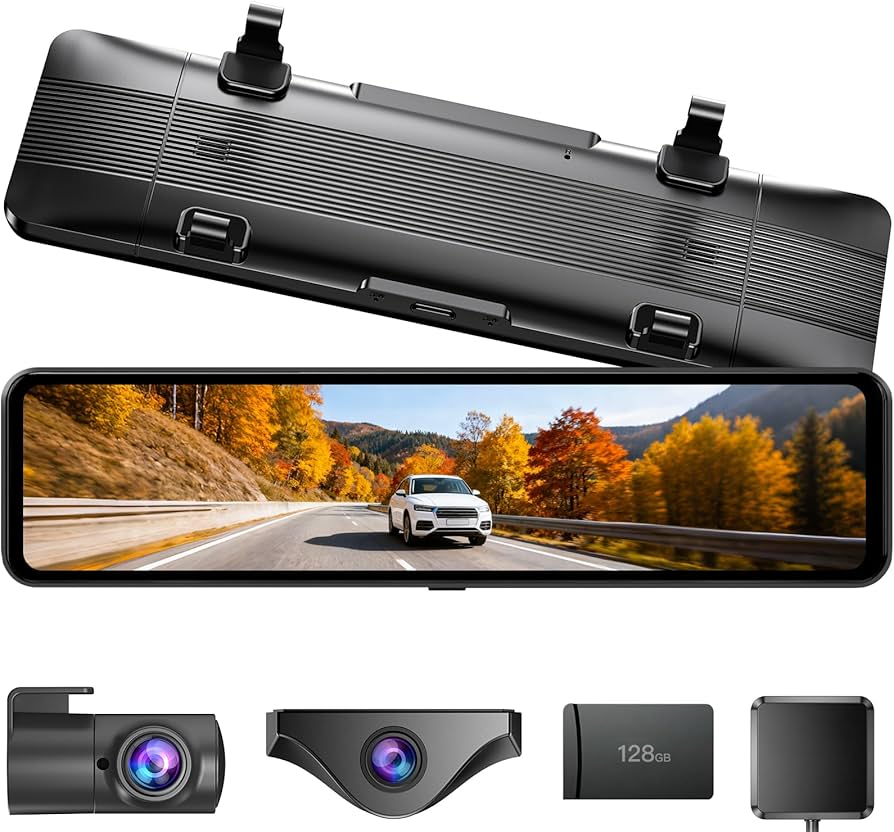 Amazon.co.jp: OKYES ドライブレコーダー ミラー型 分離【前4K+後2.5K&