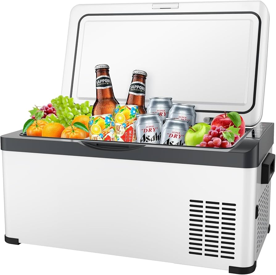 Amazon.co.jp: 車載冷蔵庫 ポータブル冷蔵庫 急速冷凍 19L -22℃～20