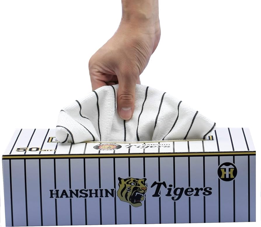 Amazon.co.jp: 阪神タイガース マイクロファイバーティッシュ 50枚入り