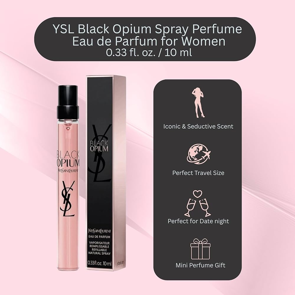 Amazon.com : Yves Saint Laurent Black Opium Eau De Parfum Spray