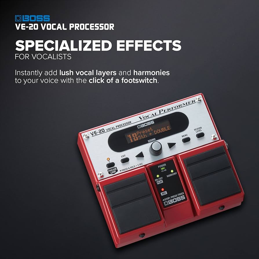 Amazon.com: BOSS VE-20 Vocal Performer | Specialized Effects Unit