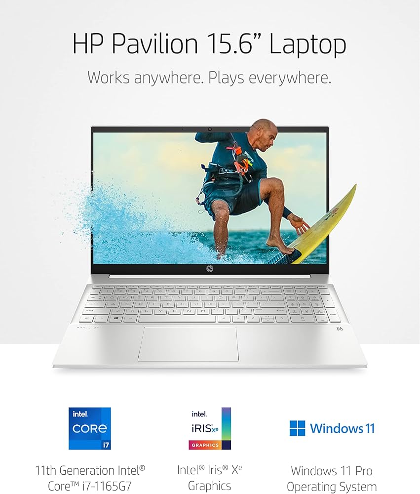 Amazon.com: HP Pavilion 15 Laptop, 11th Gen Intel Core i7-1165G7