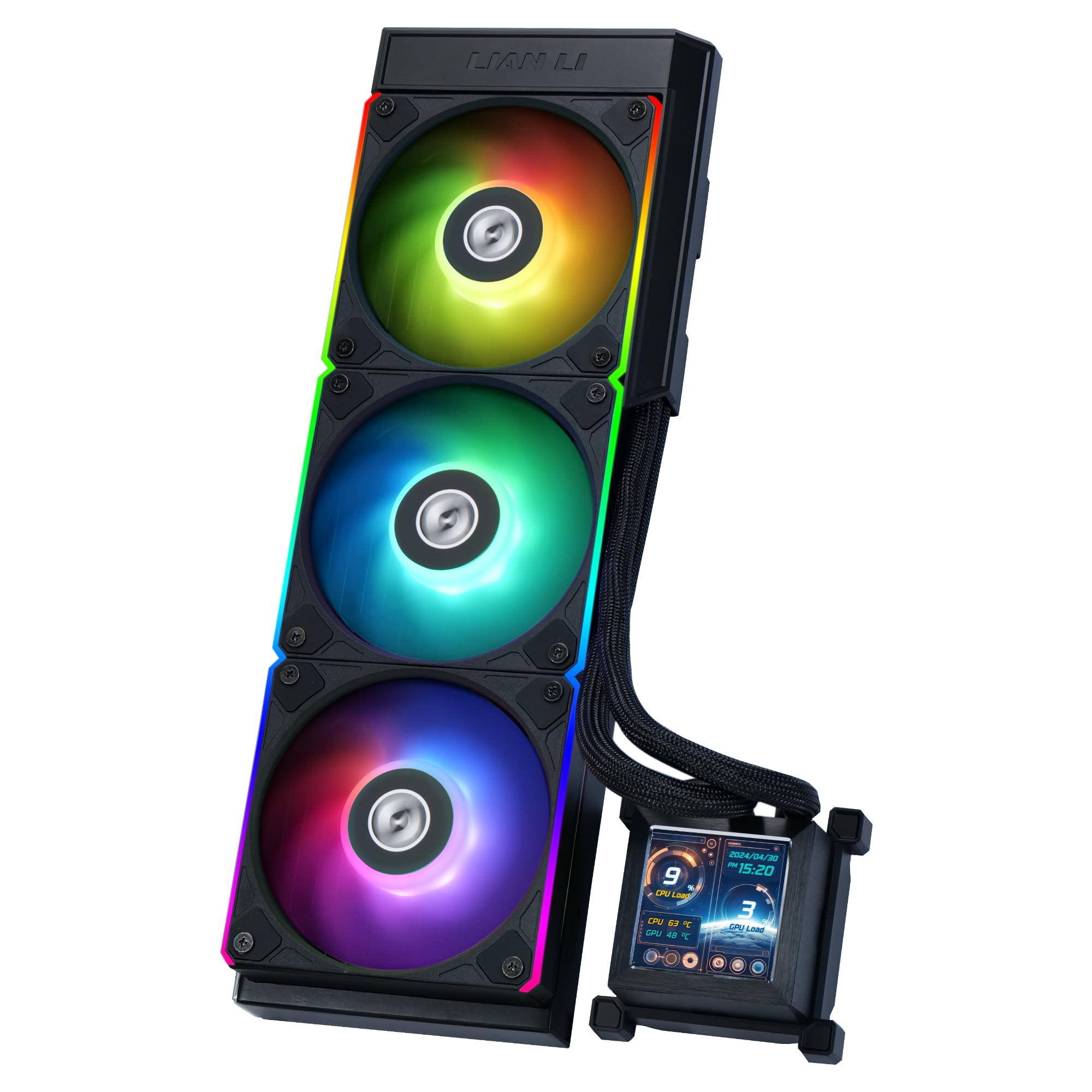 Water Cooler 360mm Lian Li Hydroshift LCD Preto 360R ARGB | Amazon