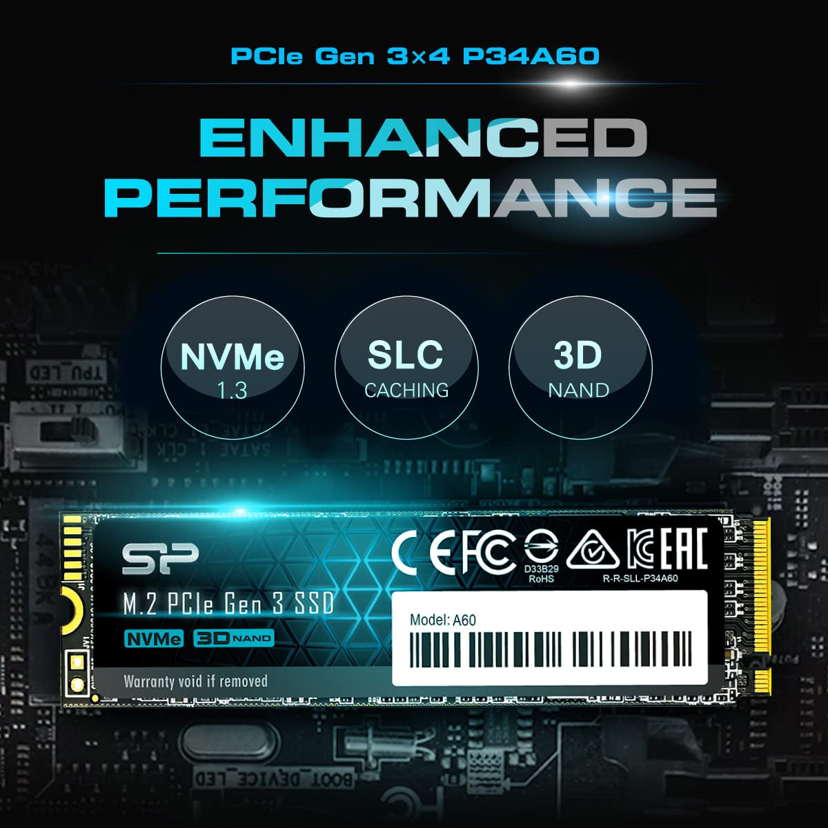Amazon.com: Silicon Power 2TB NVMe M.2 PCIe Gen3x4 2280 SSD Solid