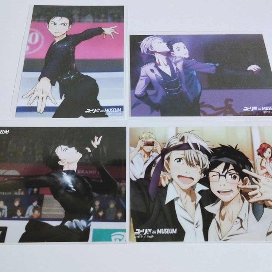 Amazon.co.jp: ユーリオンアイス MUSEUM ブロマイド 勇利 4枚セット