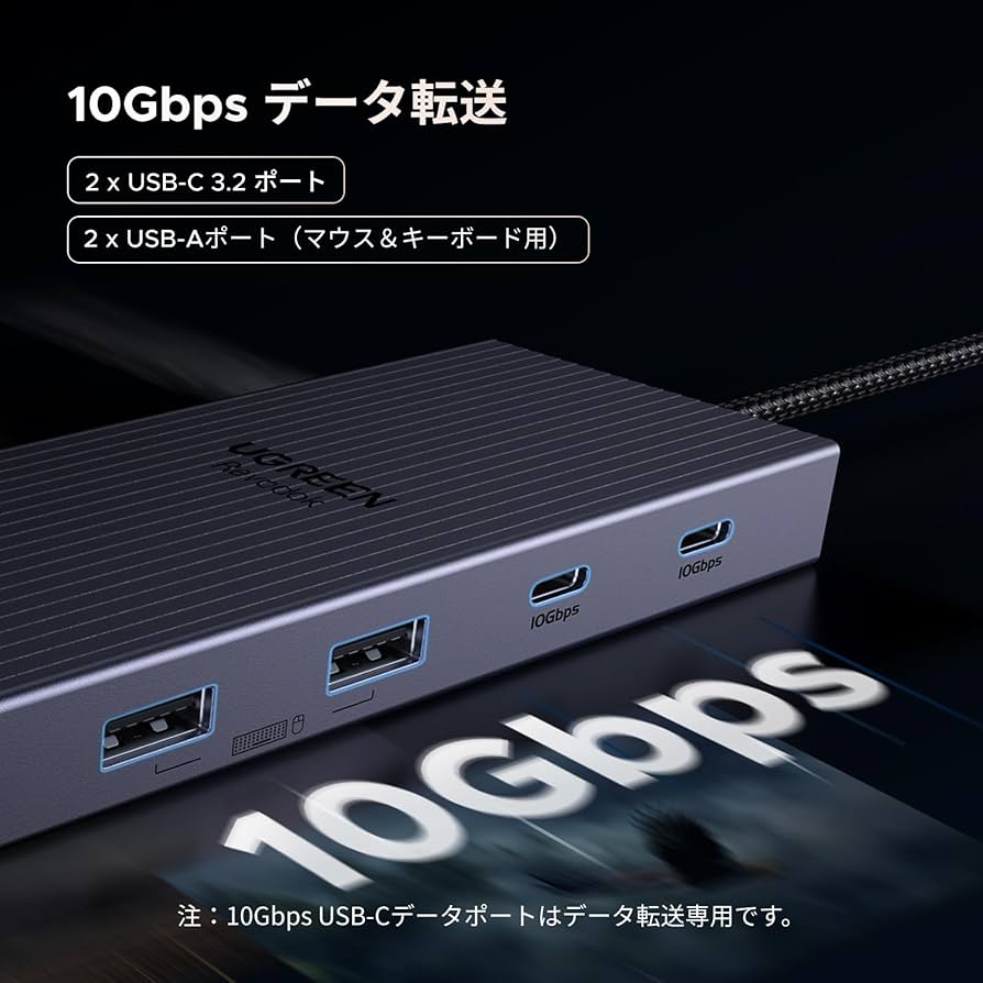 Amazon | UGREEN Revodok Pro 12-in-1 トリプル4Kドッキング