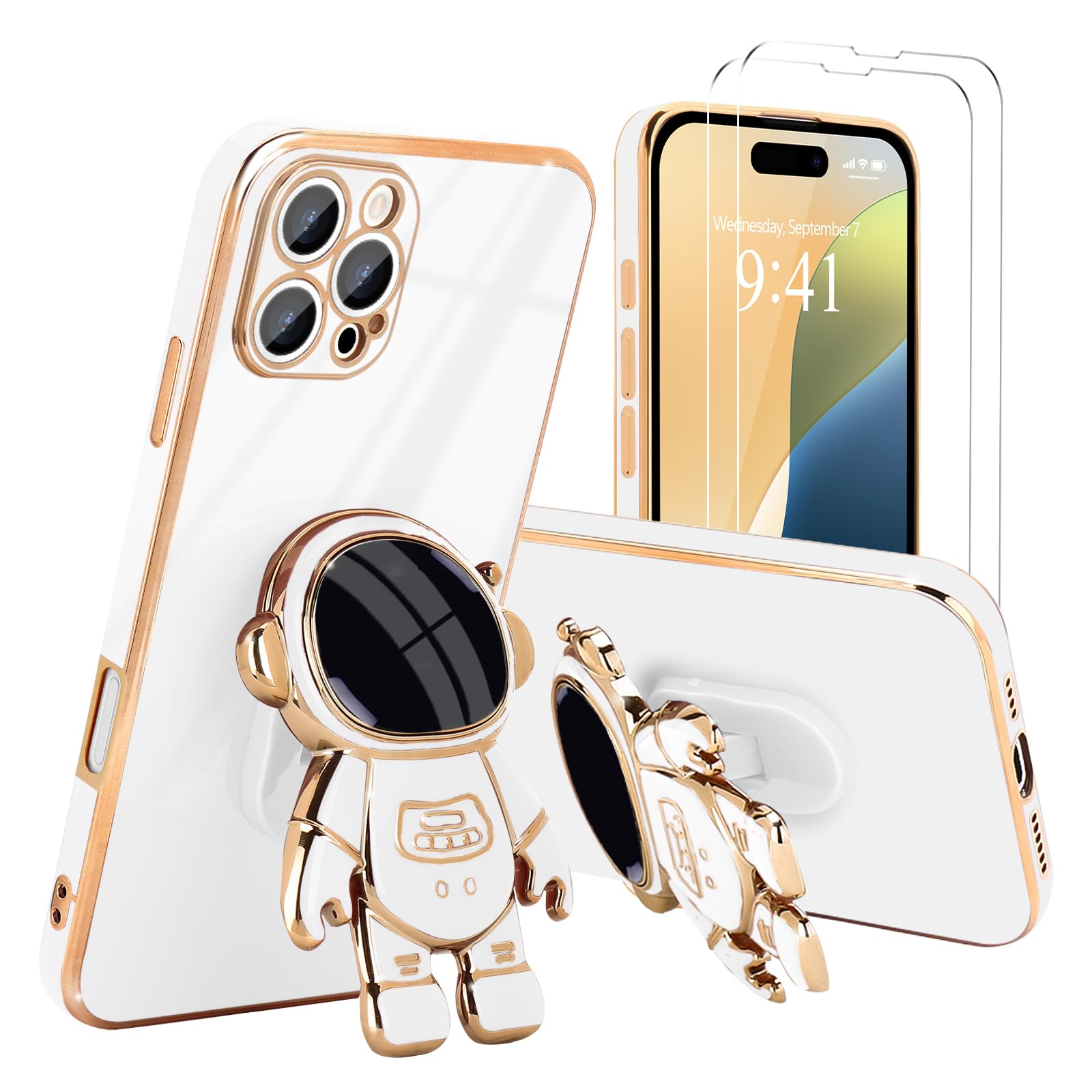 Amazon.com: Pepmune for iPhone 16 Pro Max Case, Cute 3D Astronaut